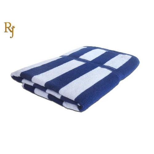 Blue and White Pool Towel