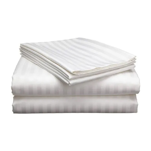 Satin Stripe Hotel Bedsheet