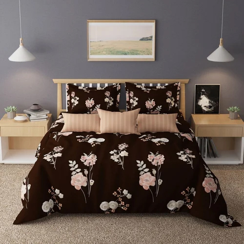 Floral Print Bed Comforters Set