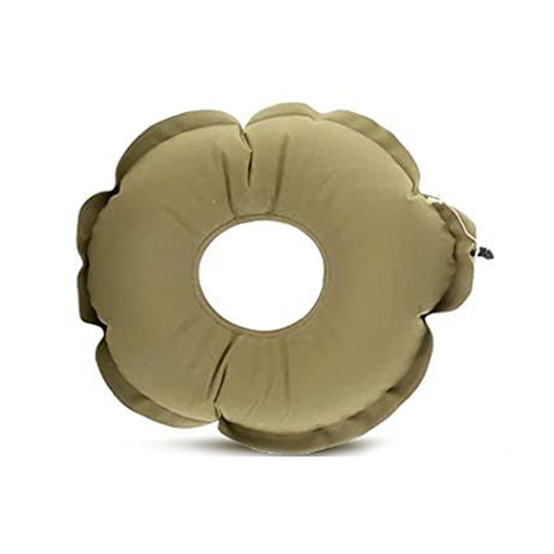 Beige Air Solid Orthopaedic Pillow - Attributes: Easy To Operate