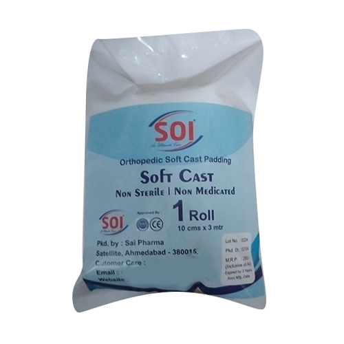 10Cmx3M Orthopedic Soft Cast Padding - Application: Hospital