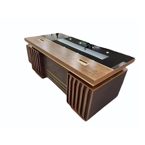 Wooden Office Tables - Color: Brown