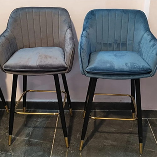 Pink Velvet Lounge Chair