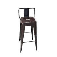 Metal Bar Chair - Metal, Different Sizes, Black Color | Durable Design, Polished Finish, Industrial Use, Sturdy And Long-lasting