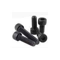 Allen Bolt - Stainless Steel, Standard Size, Black Color, High Tensile Strength, Polished Finish, Hexagonal Shape | Industrial Use