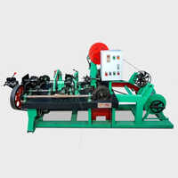 Fully Automatic Barbed Wire Making Machine - Color: Green