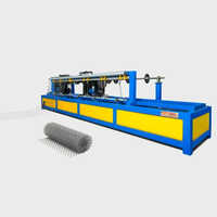 Industrial Fully Automatic Chain Link Fencing Machine - Mild Steel, 150 Kg/hr Capacity, 440 Volt, Plc Control, Space-saving Rectangular Design