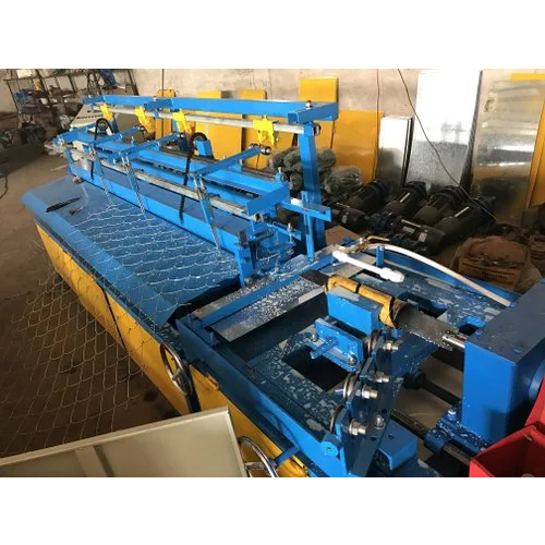 10 HP स्वचालित चेन लिंक फेंसिंग मशीन
