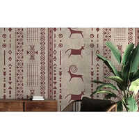 Printed Wallpaper For Living Room - Material: Pvc