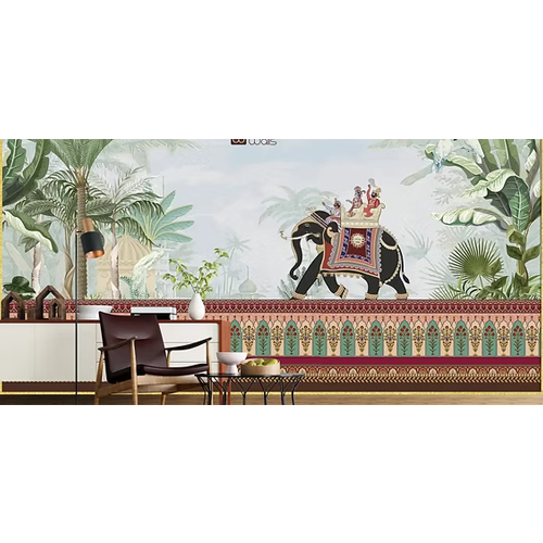 Printed Wallpaper For Living Room