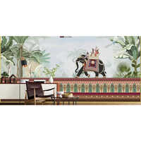 Printed Wallpaper For Living Room