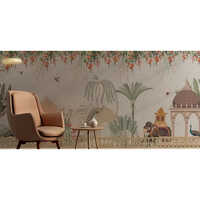 Printed Wallpaper For Living Room