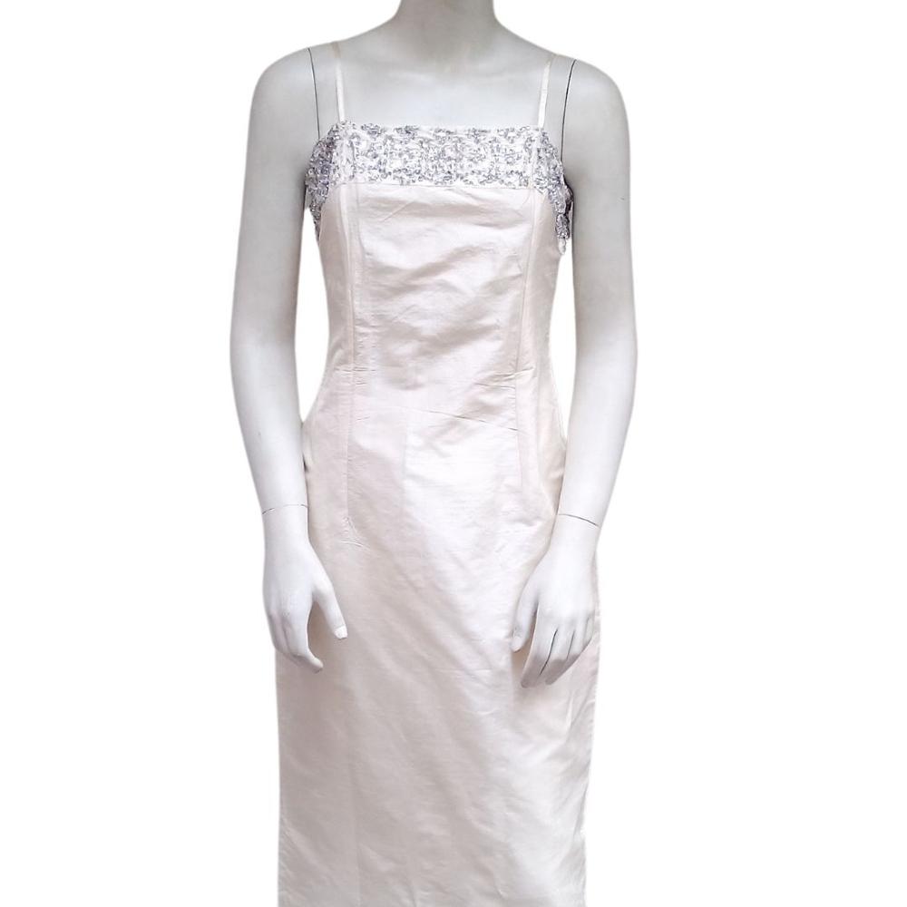 Silk Dupion Mother of Bride Dress With Rhinestones