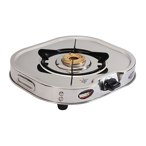 AK- 104 Stainless Steel Single Burner Gas Stove