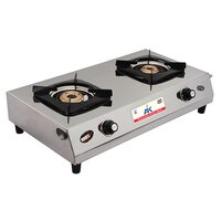 AK- 218 SS Two Burner Gas Stove