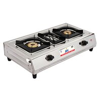 AK- 207 SS Two Burner Gas Stove
