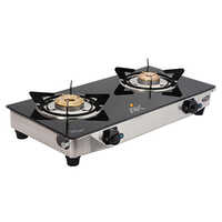 AK 2008 Two Burner Glass Top Gas Stove