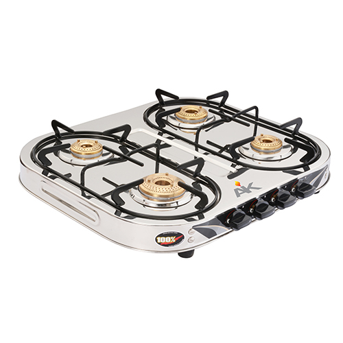 AK- 401 Stainless Steel Four Burner Gas Stove