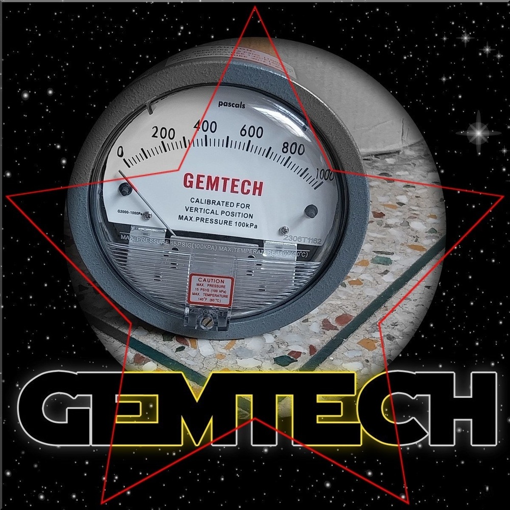 G-2230 Gemtech Differential Pressure Gauge Range 0-30 Psi