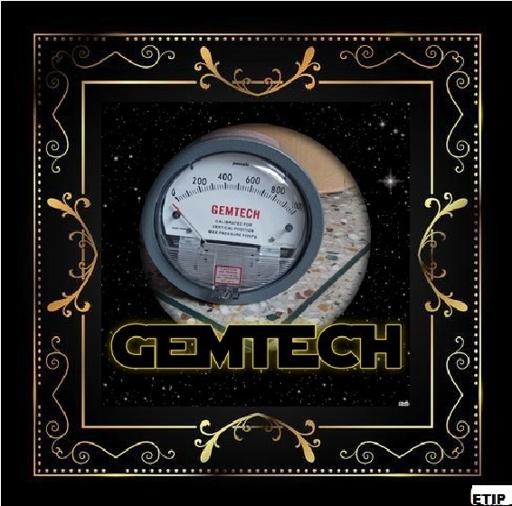 G2000-1.5kpa Gemtech Differential Pressure Gauge Range 0-1.5 Kpa - Accuracy: A 2% (-Ha Model A 1) Of Fs (A 3% (-Ha A 1.5%) On -0