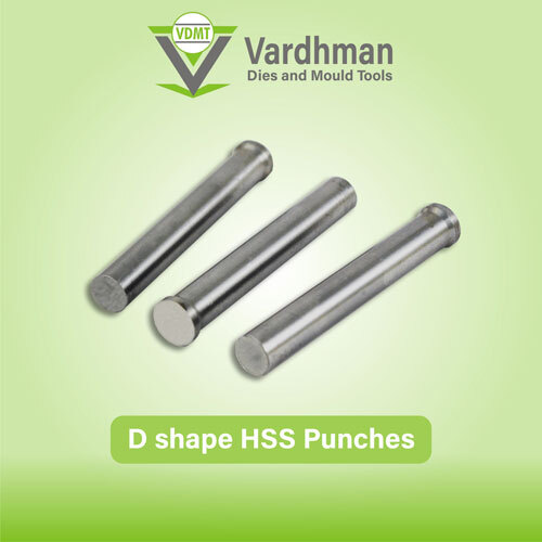 D Shape Hss Punch - Color: Silver