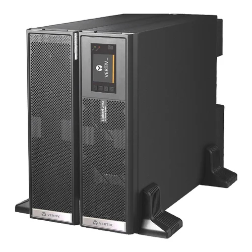 Emerson Online UPS - Standard Size, Sleek Black | Frequency 50-60Hz, Overload Protection, Rated Voltage 120V, 230V, or 240V