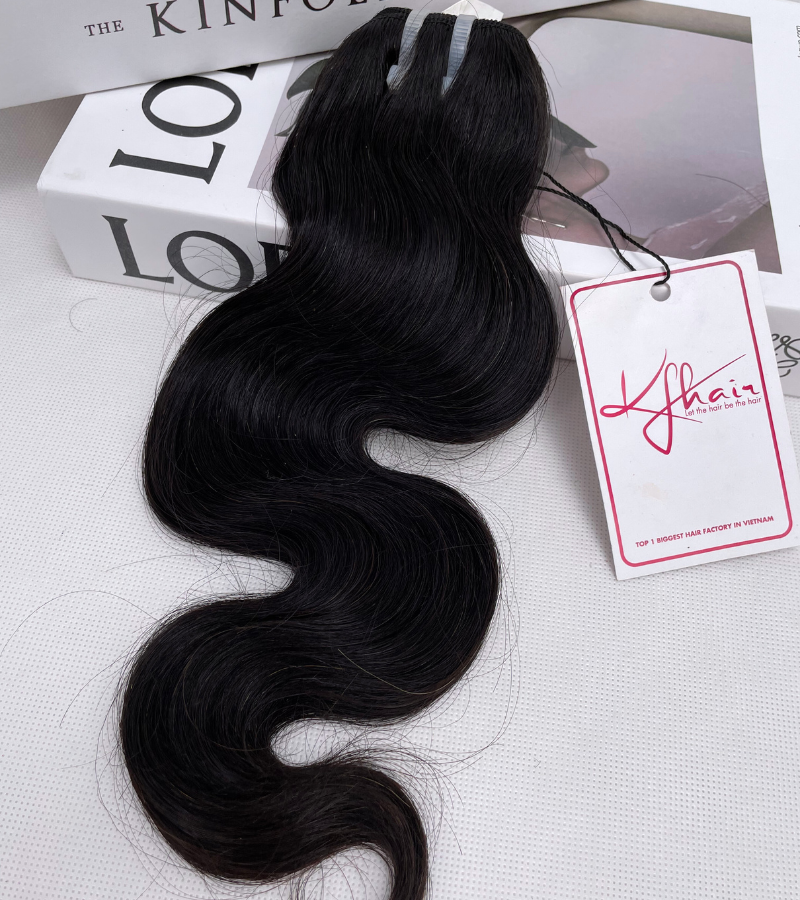 Natural Color Body Wavy Raw Hair Weft
