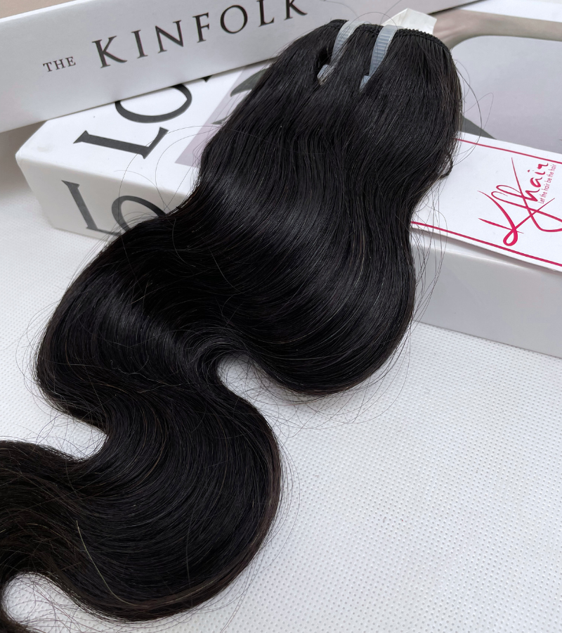 Natural Color Body Wavy Raw Hair Weft
