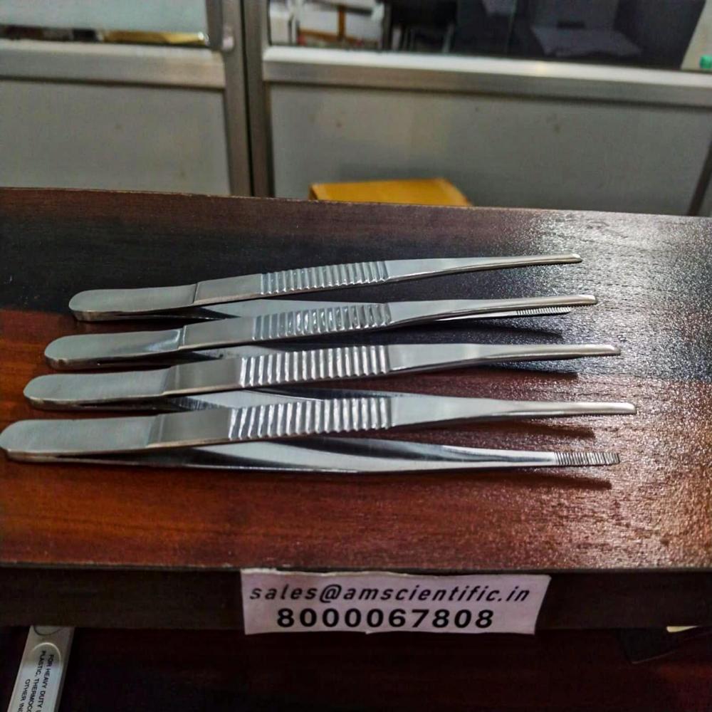 Stainless Steel Forceps, Blunt Himedia - Product Type: Regular