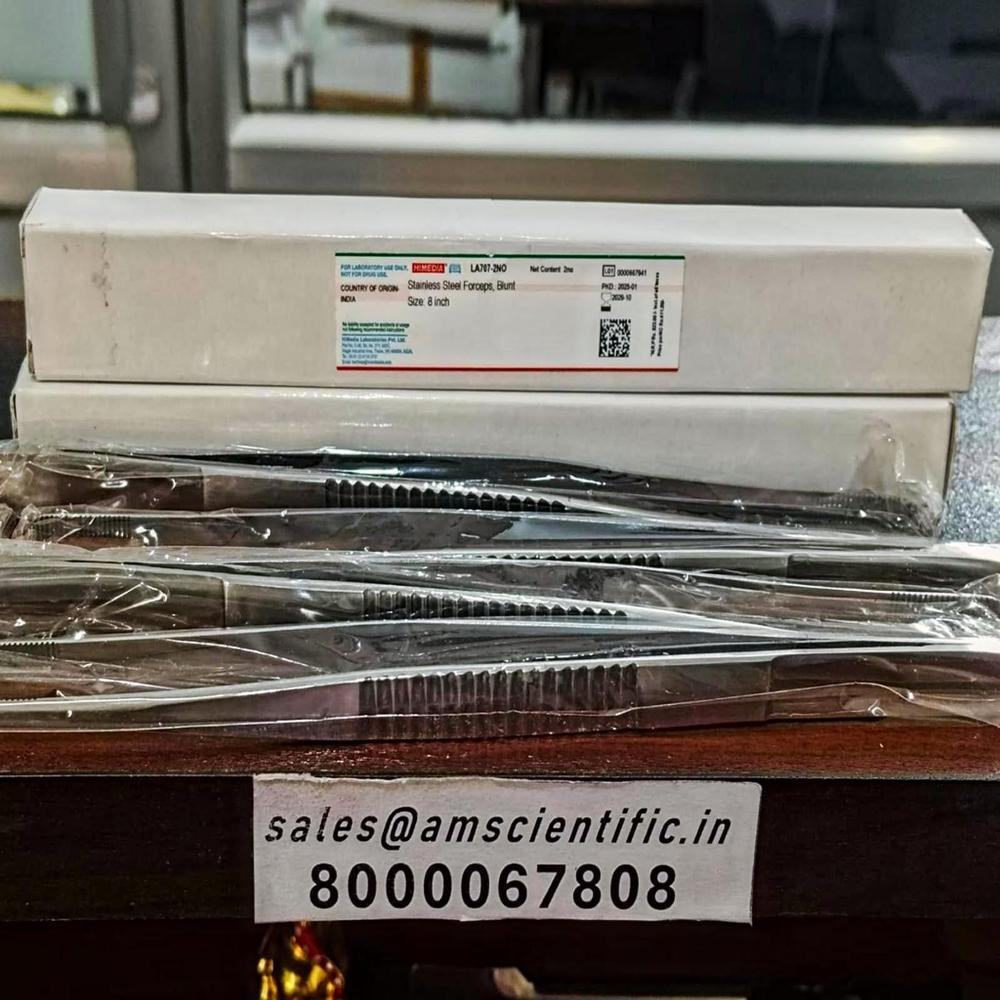 Stainless Steel Forceps, Blunt Himedia - Product Type: Regular