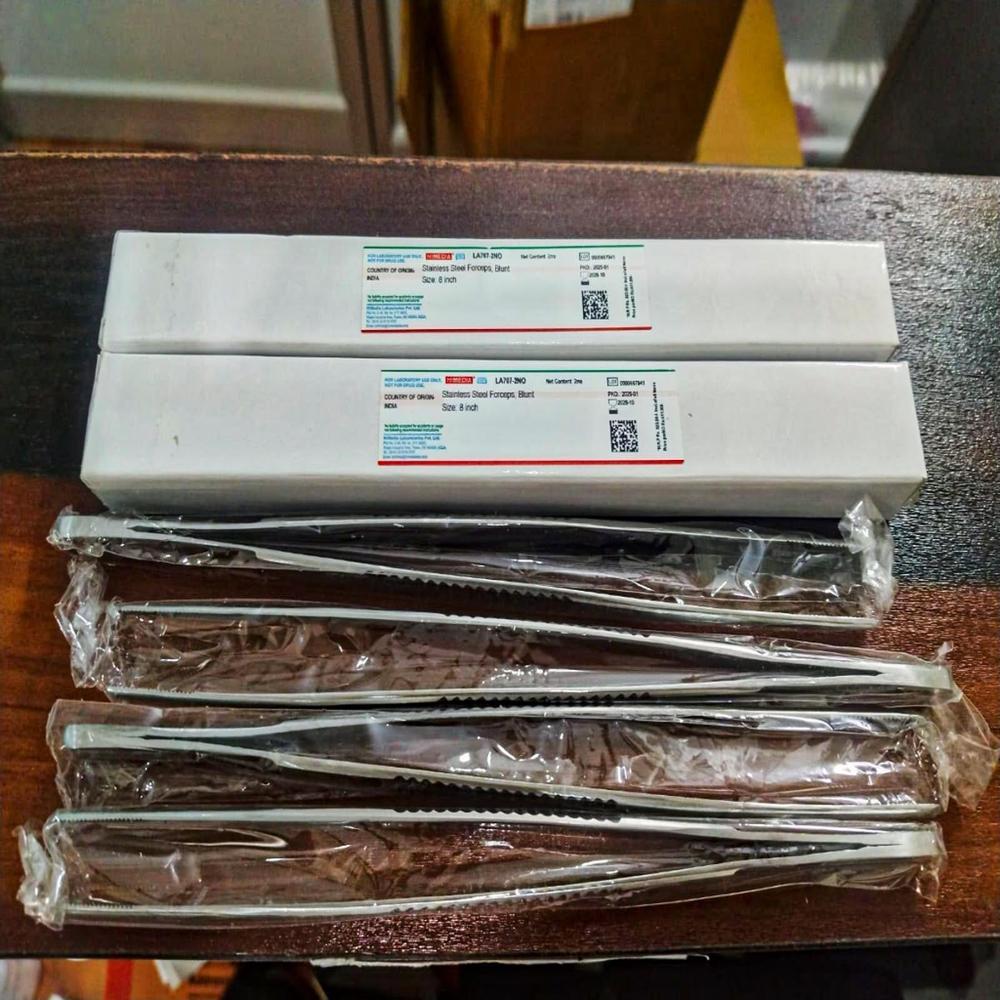 Stainless Steel Forceps, Blunt Himedia - Product Type: Regular