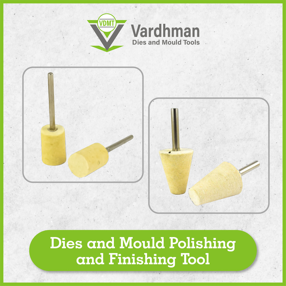 Mandrel Mounted Felt Bobs - Color: Steel