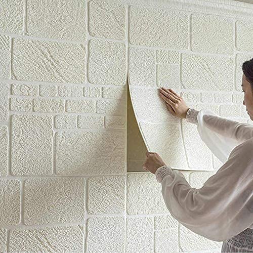 3D STONE BRICK SELF ADHESIVE WALLPAPER