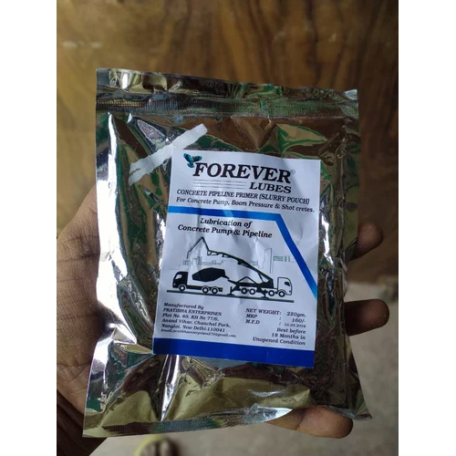 Forever Lubes Concrete Pump Primer Slurry Pouch - Color: White