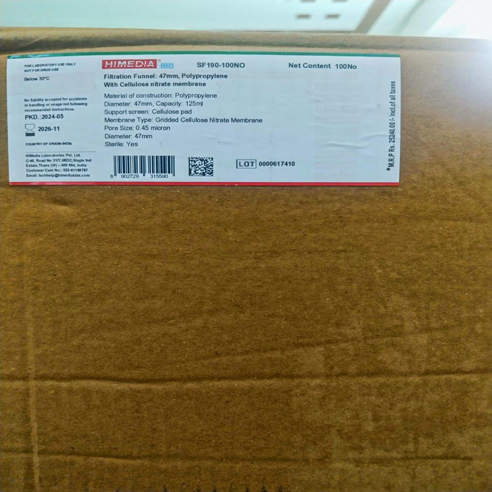 Filtration Funnel Polypropylene W Gcn Me - Product Type: Regular