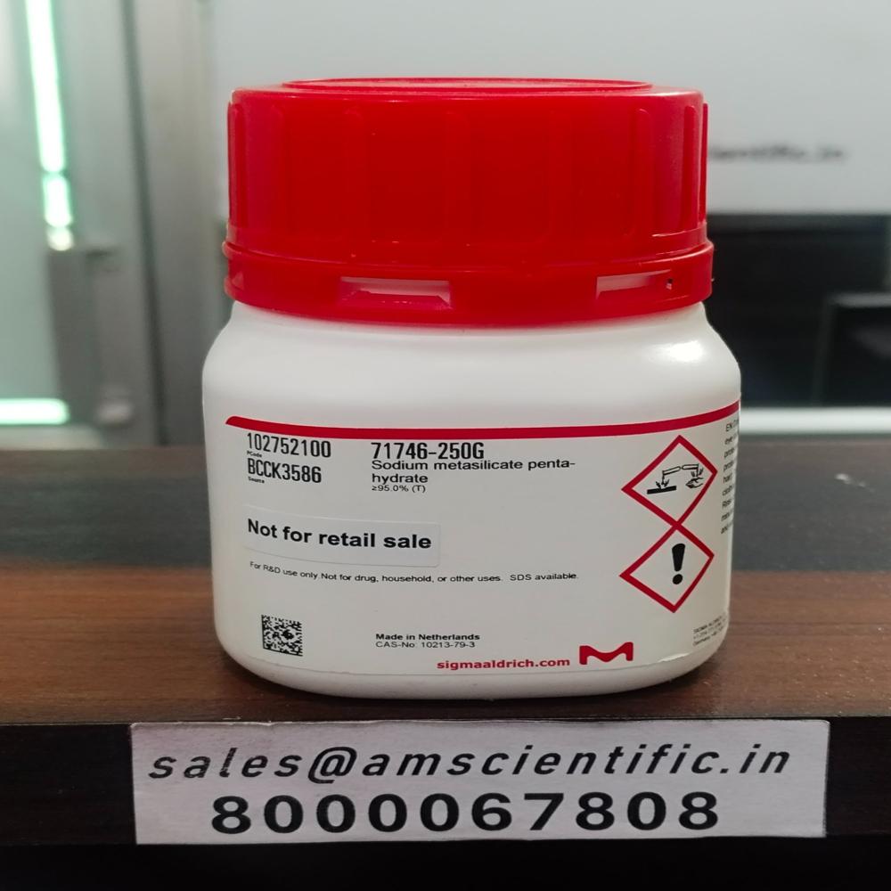 Sodium Metasilicate Pentahydrate 250g - Boiling Point: 100 Degreec