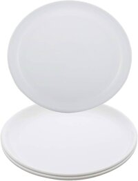 White Plastic Plates 8 inches