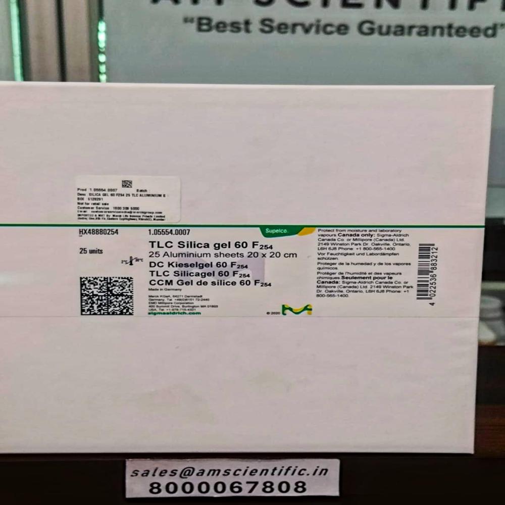 Silica Gel 60 F254 25 Tlc Plates 20 X 20 20 X 20 - Material: Glass