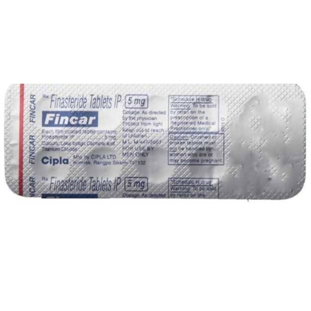 Fincar 5 Mg - Physical Form: Tablets