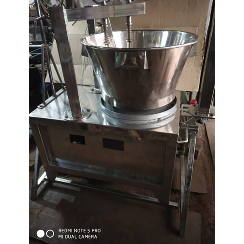Steel Mawa Mixer Machine - Color: Silver