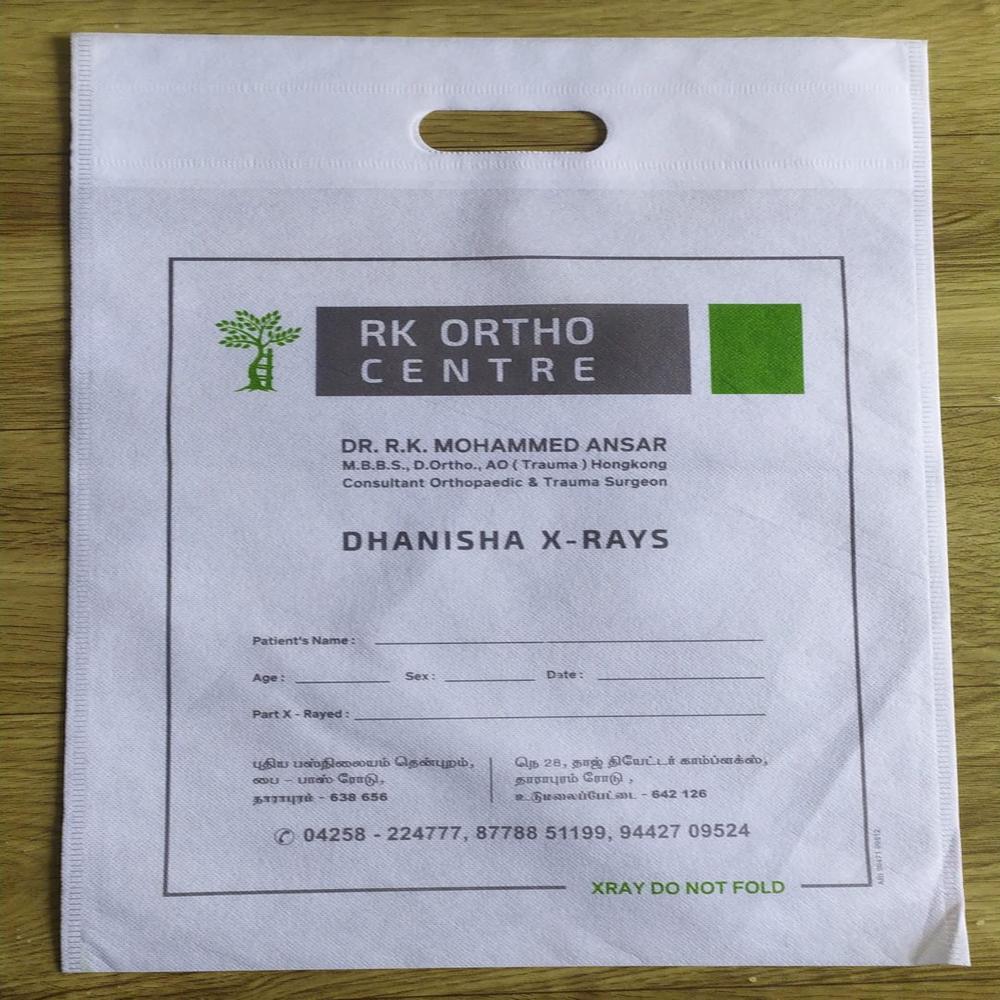 Printed Non woven D cut bags