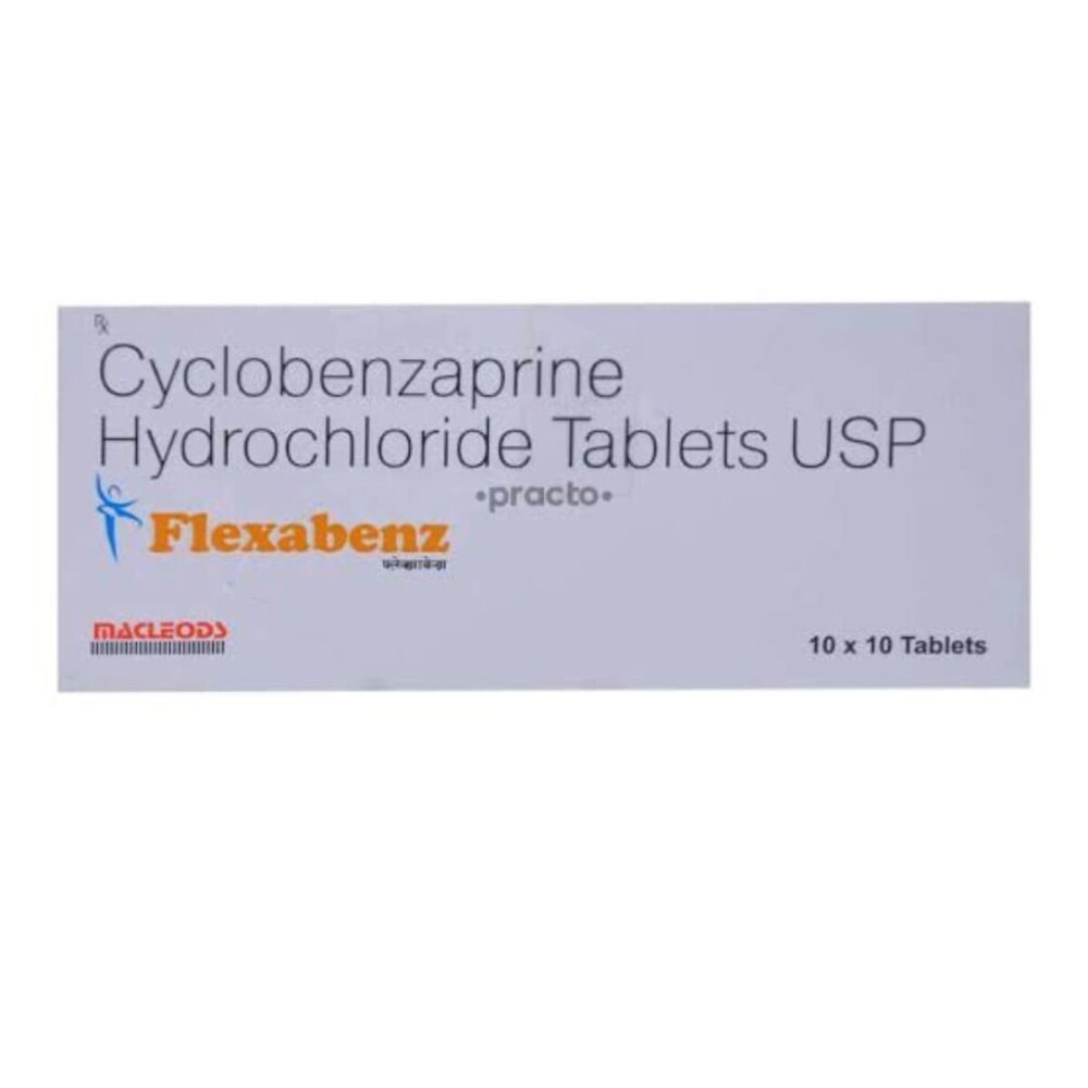 Flexabenz Tablets Macleods - 5 Mg Tablets | Muscle Relaxer For Relief From Acute Painful Musculoskeletal Conditions, Flexible Ordering Options