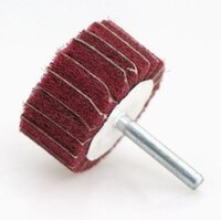 Abrasive Non-woven Spindle Mop - Color: Red