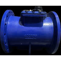 Flange End Water Meter - Color: Blue Paint Coated