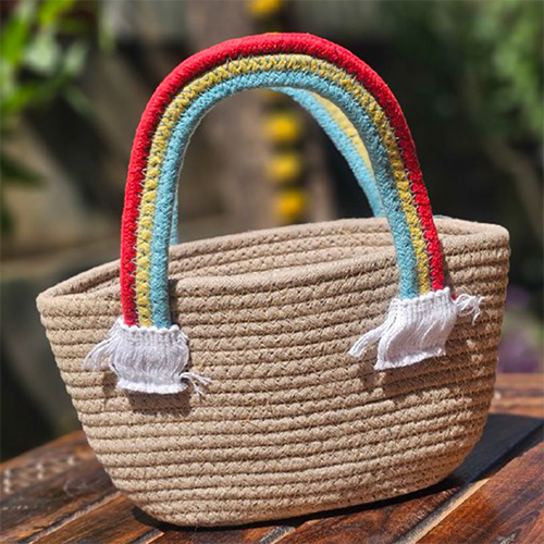 Rainbow Eco-Friendly Jute Bag