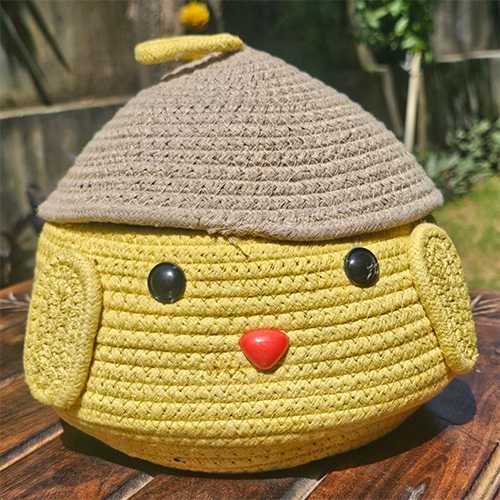 Multi-Purpose Cute Jute Basket