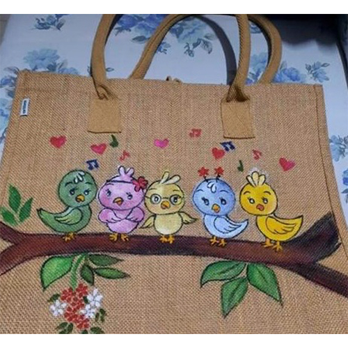 Printed Eco-Friendly Jute Bag