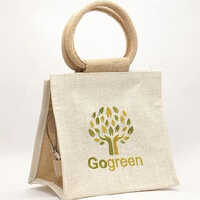 Jute Canvas Bag - Color: Different Available
