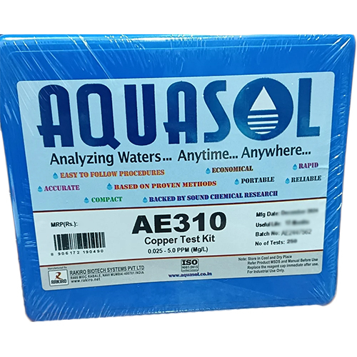 Aquasol AE-310 तांबे की परीक्षण किट