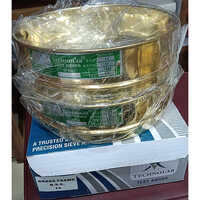 Brass Frame Test Sieve - 200mm/8 Inch, Golden Color, Industrial Use, Lightweight 1-2kg, Width Options 150mm/200mm